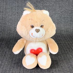 1983 Care Bears Tenderheart Bear 13" - plush stuffed tender heart kenner vtg